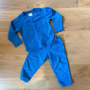 Patagonia fleece base layer set, 2T
